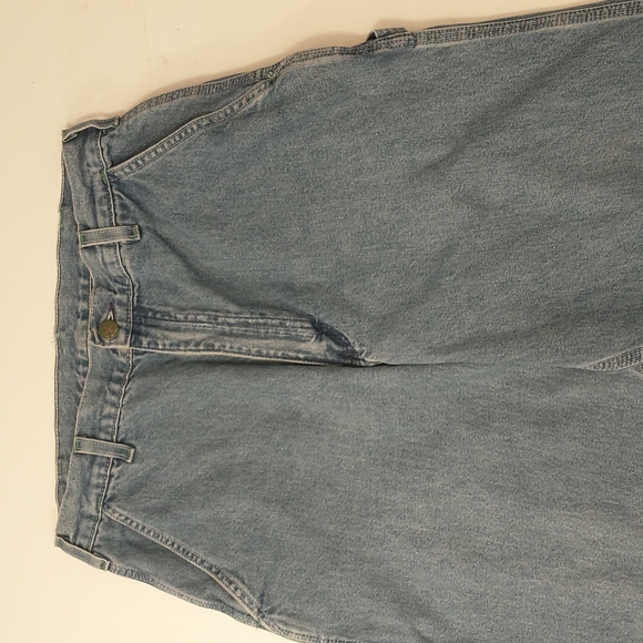 Vintage Osh Kosh B Gosh Carpenter Denim Blue Jeans Women's 29/32 w Measurements - Picture 2 of 15